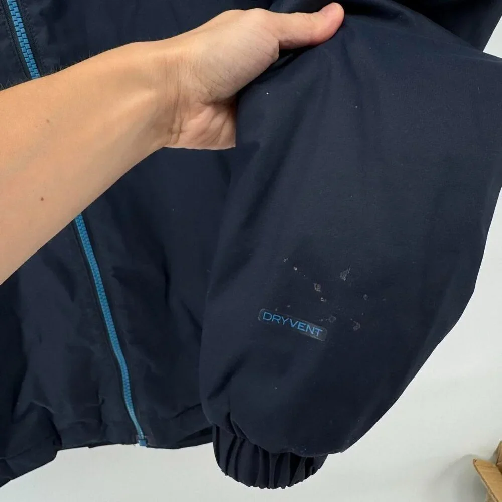 The North Face Men’s DryVent Waterproof Windbreaker Jacket Blue Size L